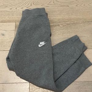 Gray Nike sweatpants